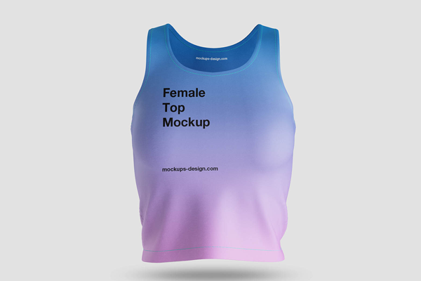Female Top and Leggings Mockup