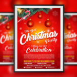 Festive Christmas Party Flyer Template