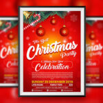 Festive Christmas Party Flyer Template