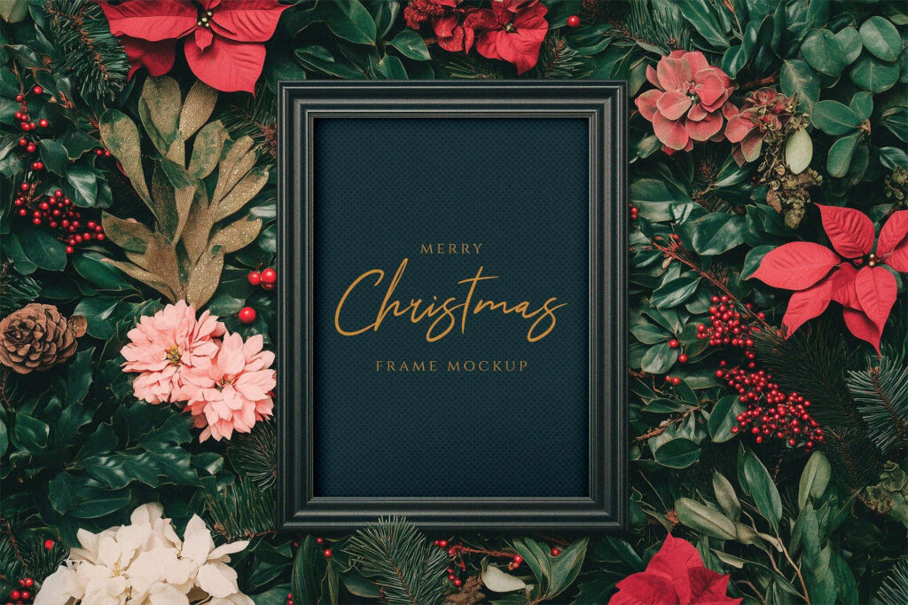 Festive Xmas Frame Mockup