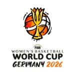 FIBA 2026 Women's Basketball World Cup Vertical Logo