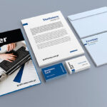 Five Mockups of Corporate Identity with Stationery Items