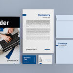 Five Mockups of Corporate Identity with Stationery Items