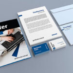 Five Mockups of Corporate Identity with Stationery Items