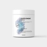 Five Mockups Showcasing Front View of Protein Pouch and Jars
