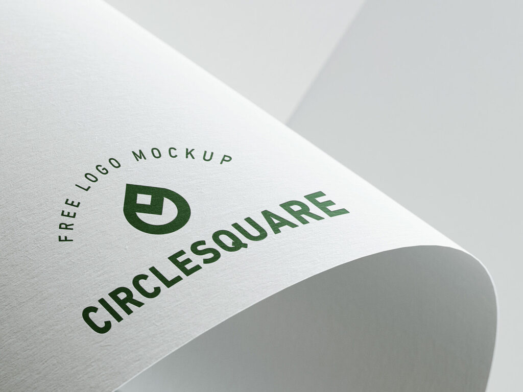 Five Mockups Showing Logos Printed on Cardboards
