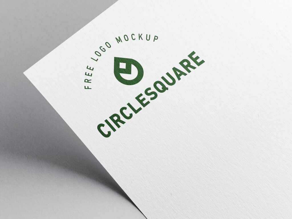 Five Mockups Showing Logos Printed on Cardboards