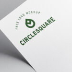 Five Mockups Showing Logos Printed on Cardboards