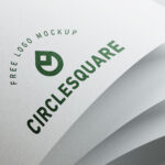 Five Mockups Showing Logos Printed on Cardboards