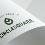 Five Mockups Showing Logos Printed on Cardboards