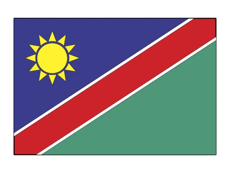 Flag of Namibia Logo