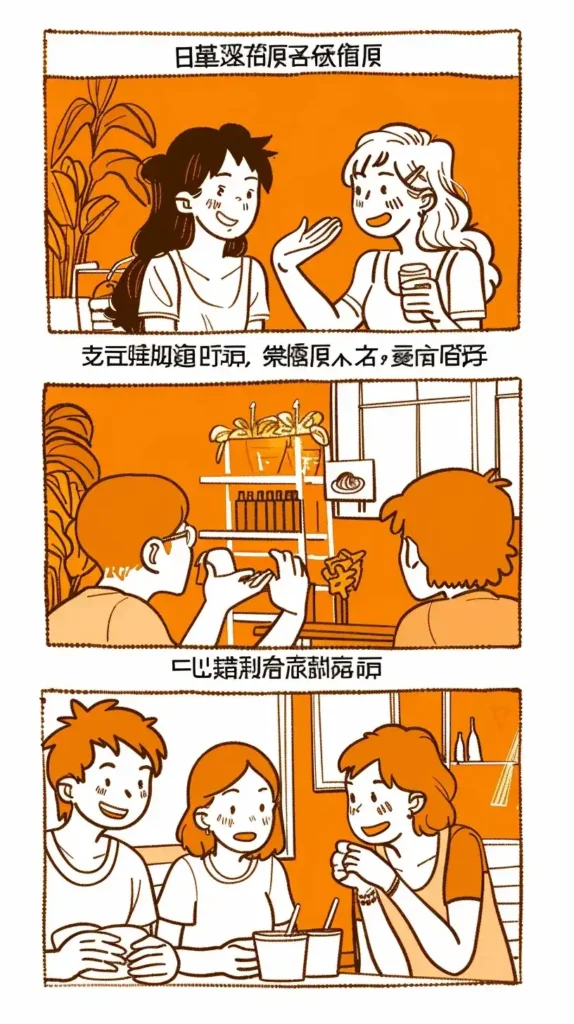 Flat Chatting Trio Panels