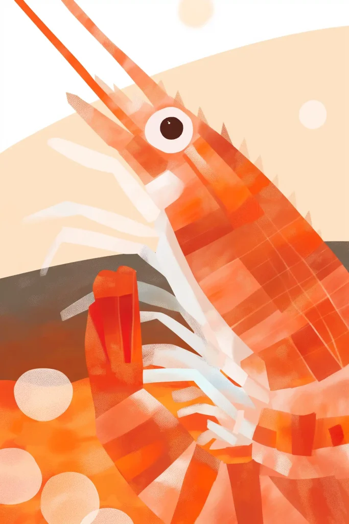 Flat Shrimp in Papaya