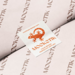 Flat Square Sticker Mockup