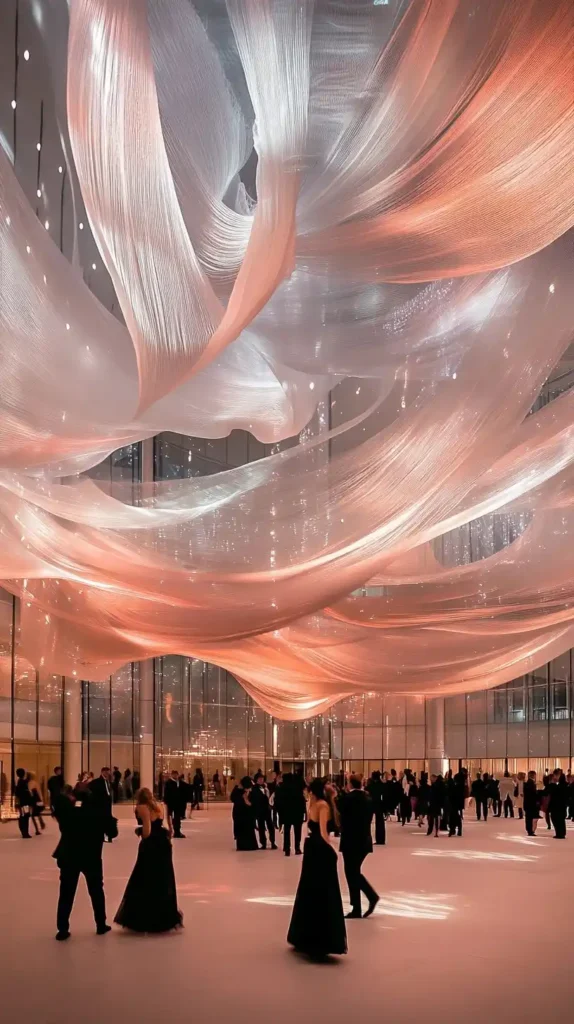 Floating Canopy in Hall