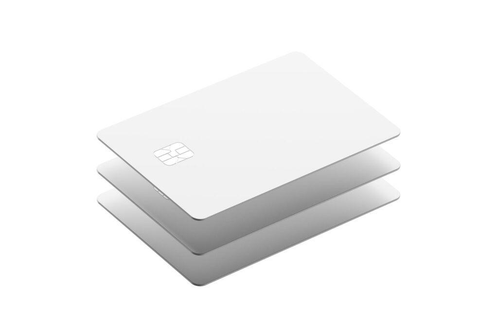 Floating Credit Card Mockup