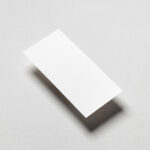 Floating DL Flyer Rack Card Mockup in Perspective