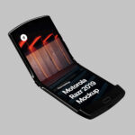 Floating Half-Folded Motorola Razr 2019 Mockup