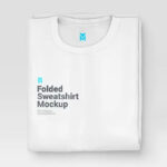 Folded Sweatshirt Mockup