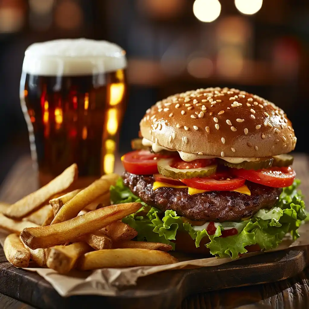 Food Still Life Double Whopper Fries