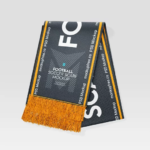 Football Soccer Scarf Mockup