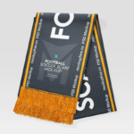 Football Soccer Scarf Mockup
