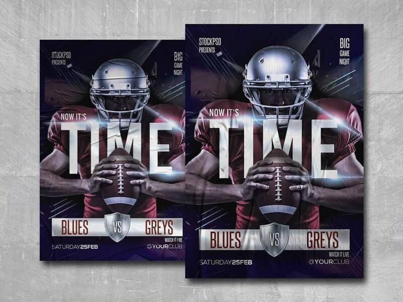 Football Time at Sport Club Flyer Template