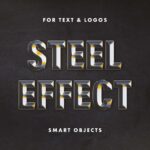 Forged Steel Text Effect