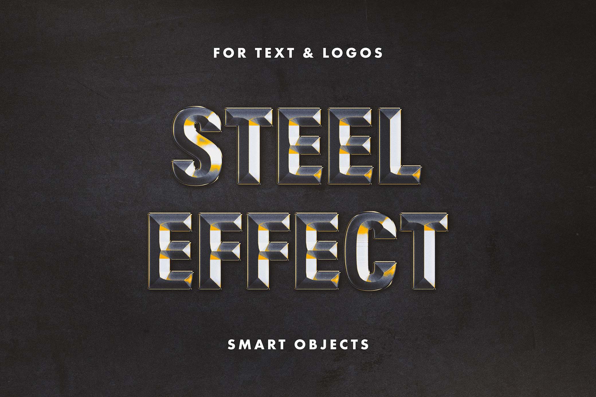 Forged Steel Text Effect FREE PSD