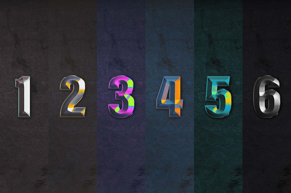 Forged Steel Text Effect
