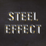 Forged Steel Text Effect