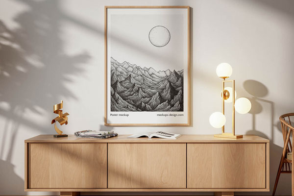 Framed Poster Mockup