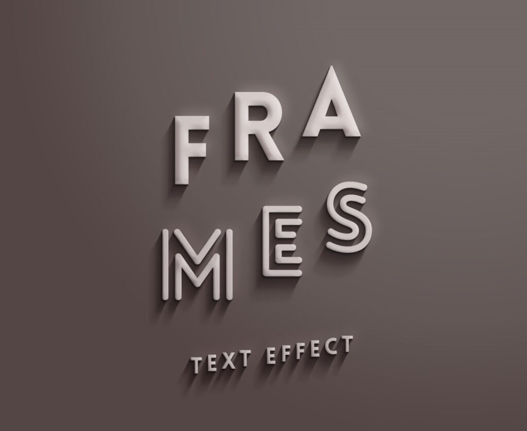 Frames Text Effect