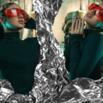 50 Aluminium Foil Textures