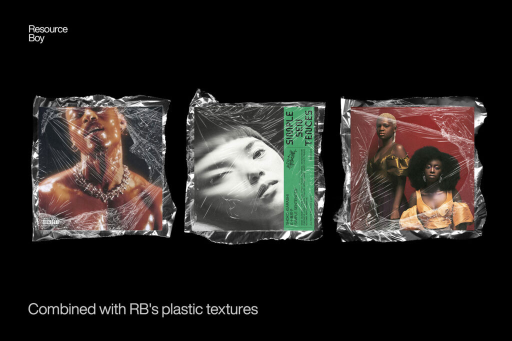 50 Aluminium Foil Textures
