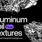 50 Aluminium Foil Textures