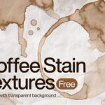 100 Coffee Stain Textures