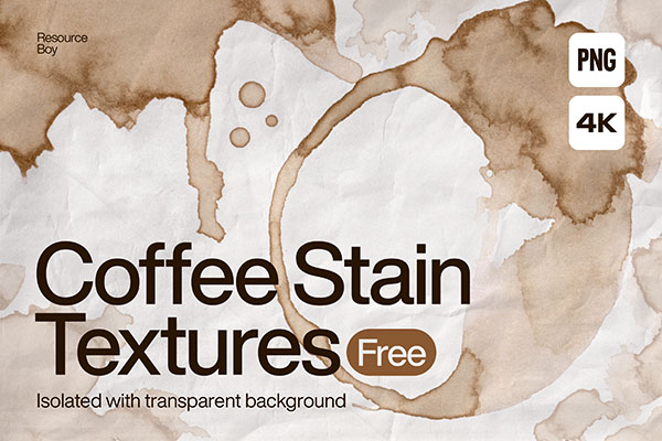 100 Coffee Stain Textures