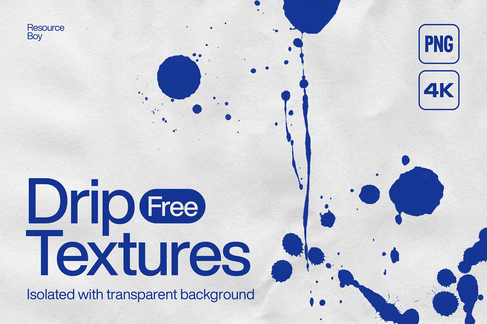 100 Free Drip PNG Textures [4K Resolution]