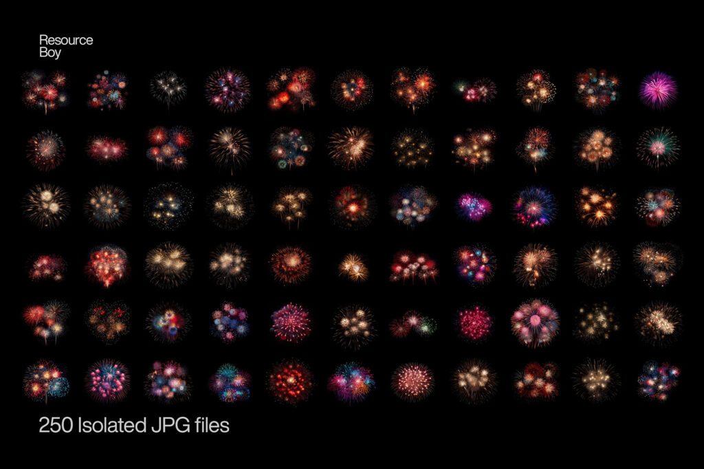 250 Fireworks Textures