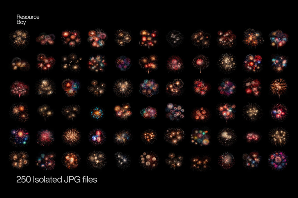 250 Fireworks Textures