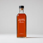 Glass Bottle Mockup with Liquid