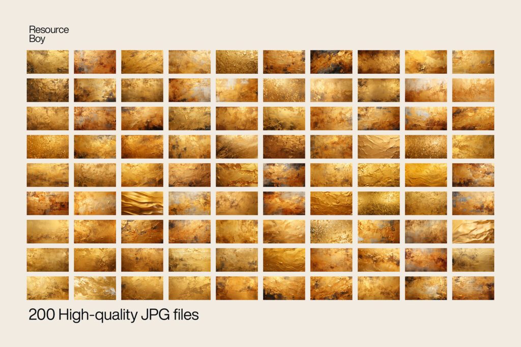 200 Gold Textures