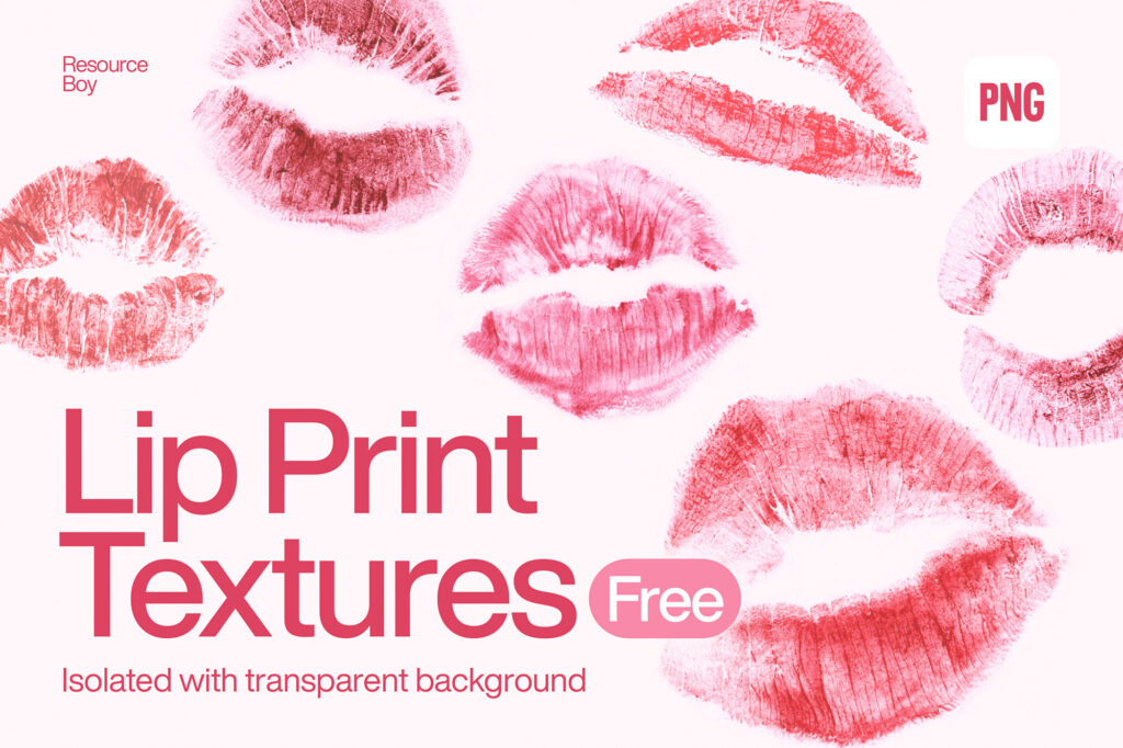 100+ Lip Print Textures