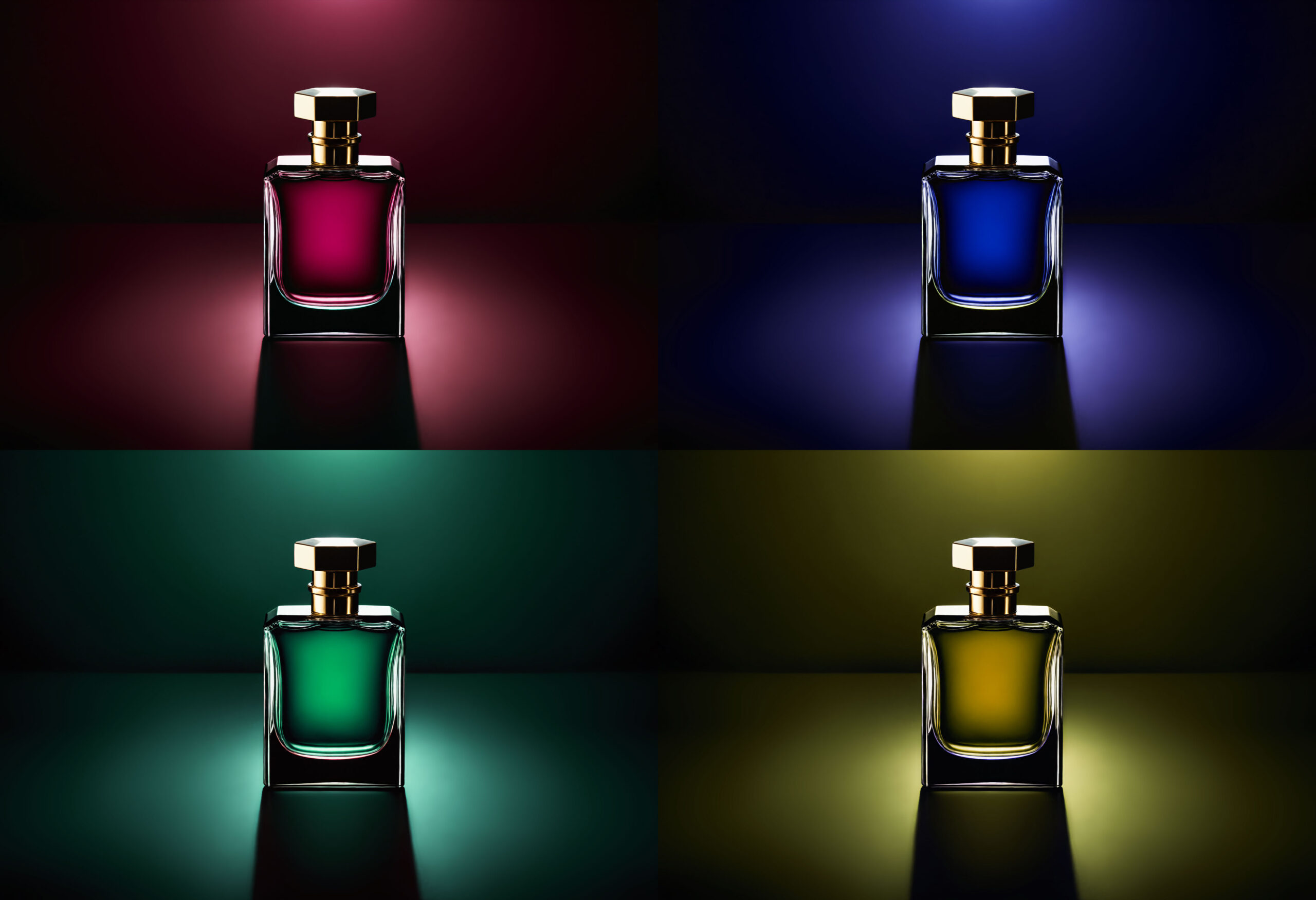Free Luxury Perfume Bottle Mockup PSD Template