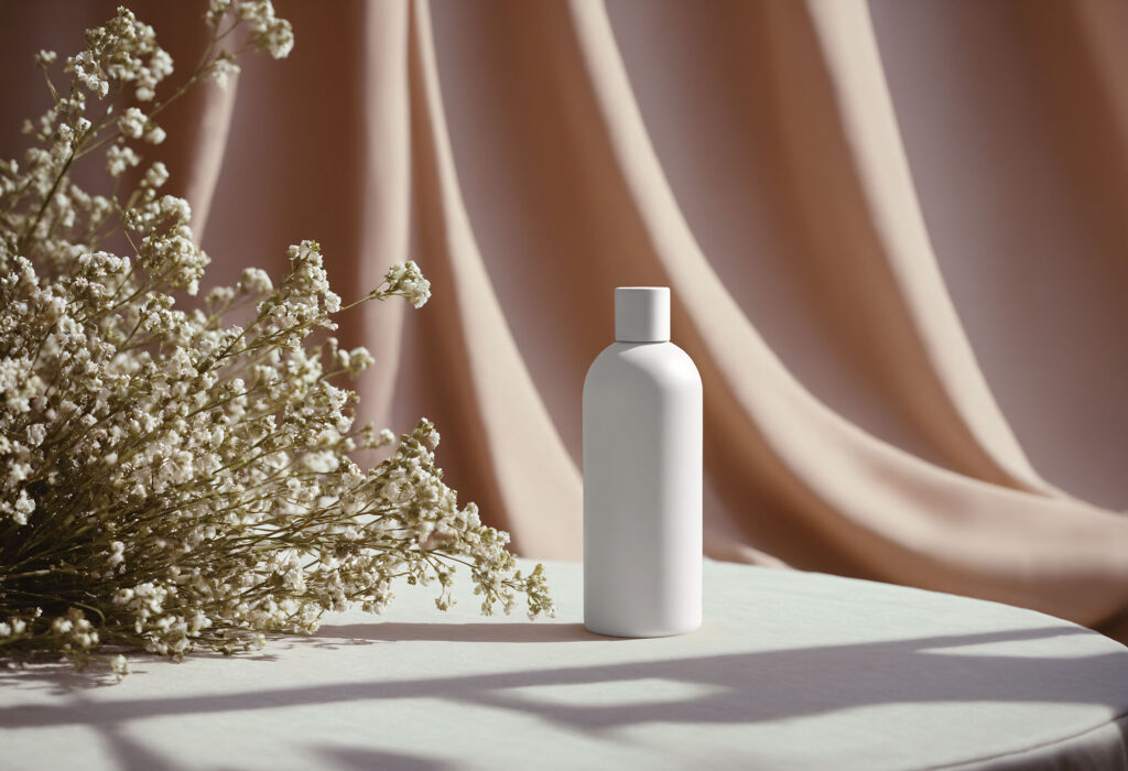 Minimalist Cosmetic Bottle Mockup