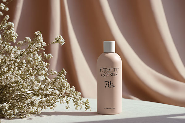 Minimalist Cosmetic Bottle Mockup