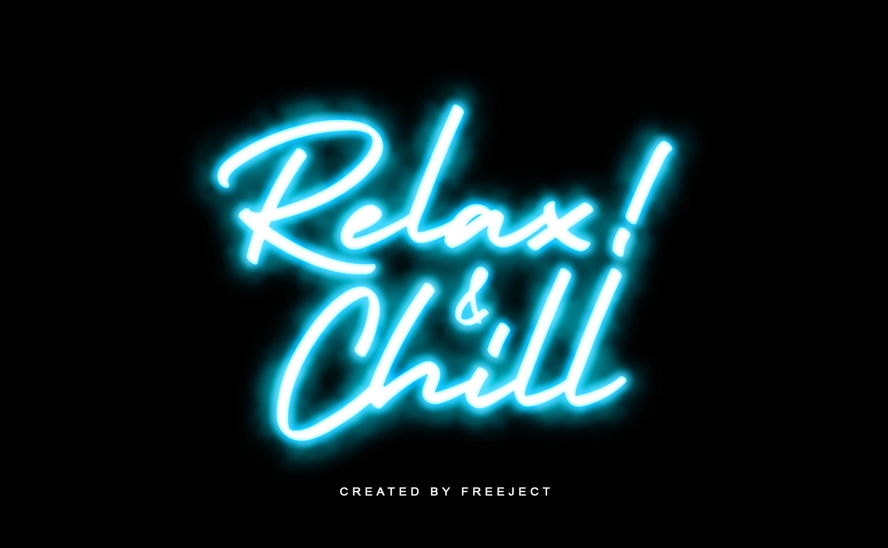 Free Neon Smoke Text Effect Template.html FREE PSD