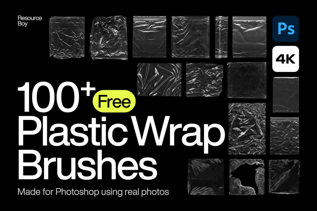 100+ Plastic Wrap Photoshop Brushes