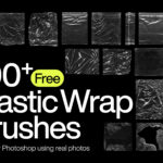100+ Plastic Wrap Photoshop Brushes
